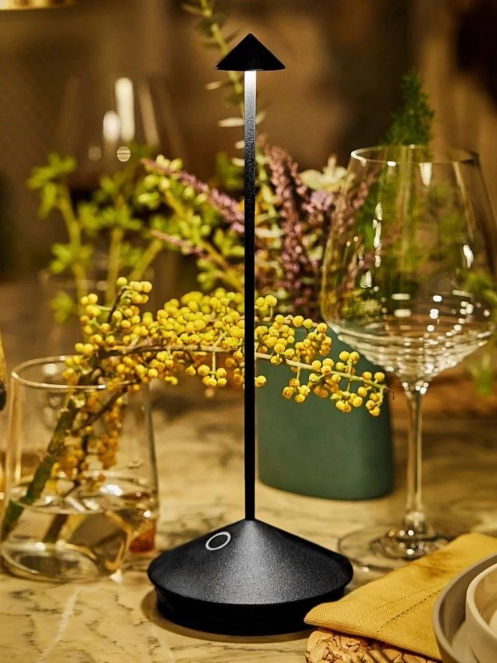 Zafferano pina pro wireless touch lamp - color Rust